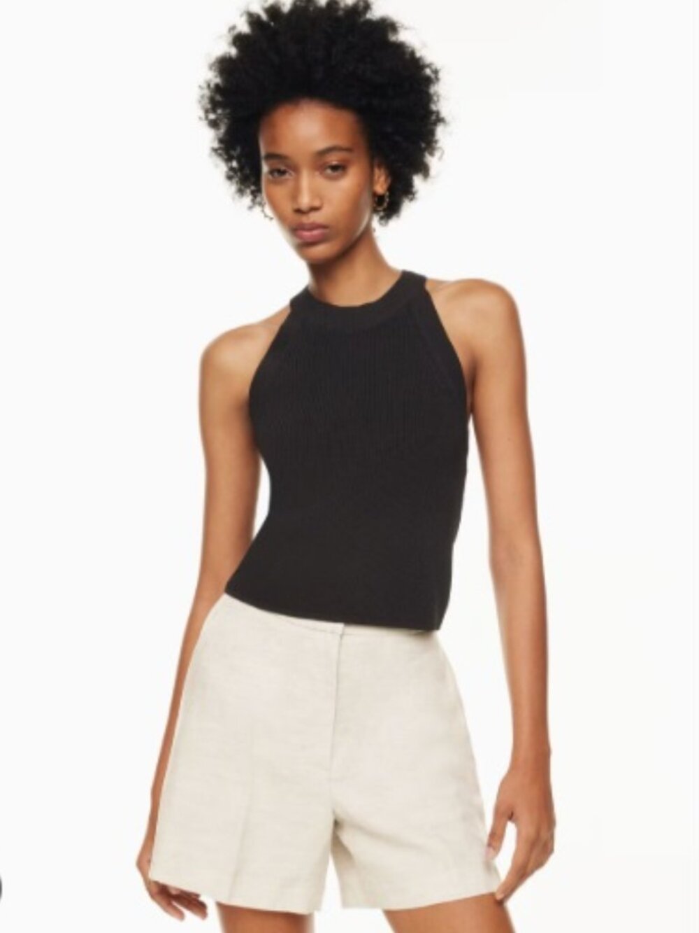 Aritzia Wilfred Orris Knit Halter Top